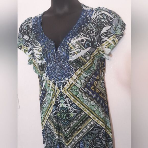 Apt 9 Sublimation Crochet A-Line Dress - Picture 3 of 8